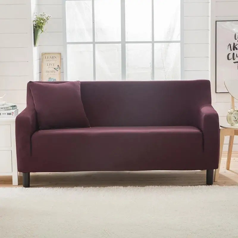 Simple Knitted Elastic Full Cover Combination Sofa Cover Guangfei Changaofa Cuion Pure Color Cloth Art Home Dustproof